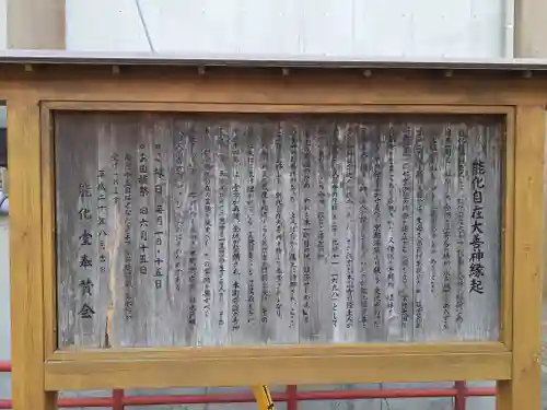 能化稲荷の歴史