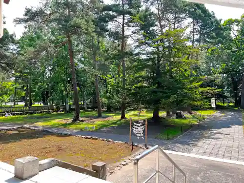 東川神社の景色