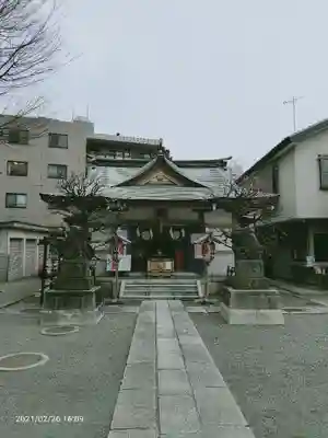 穏田神社の本殿・本堂