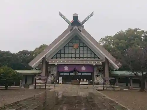 千葉縣護國神社の本殿・本堂