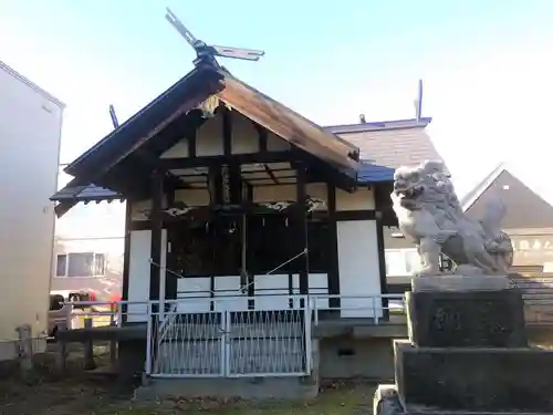 空知沿岸交通神社の本殿