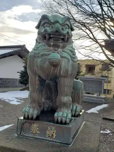 高岡関野神社の狛犬