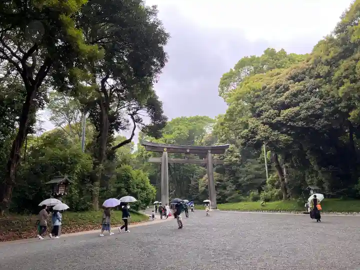 明治神宮の鳥居