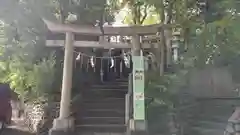 多摩川浅間神社の鳥居