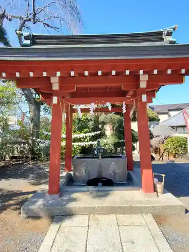 一瓶塚稲荷神社の手水舎