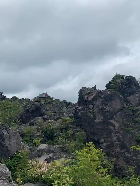 寛永寺別院浅間山観音堂の景色
