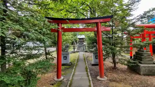 富良野神社の鳥居