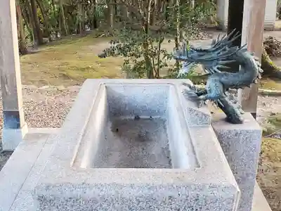 上之庄神社の手水舎
