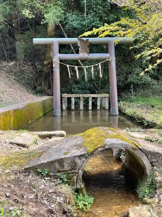 夜刀神社(愛宕神社境内社)の鳥居