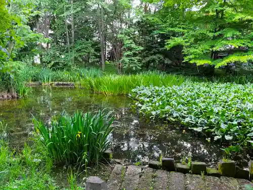 永山神社の庭園