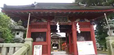 長沼八幡宮の山門・神門