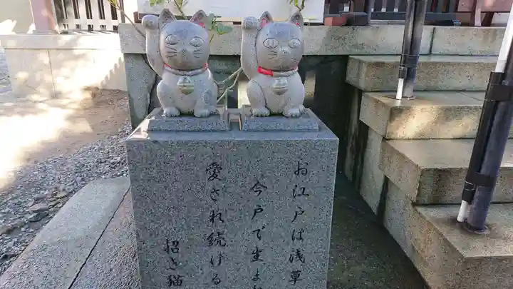 今戸神社の狛犬