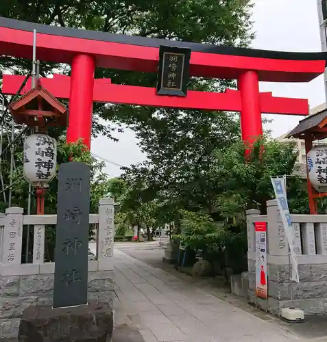 木場 洲﨑神社の鳥居