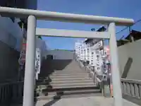 駒込妙義神社の鳥居