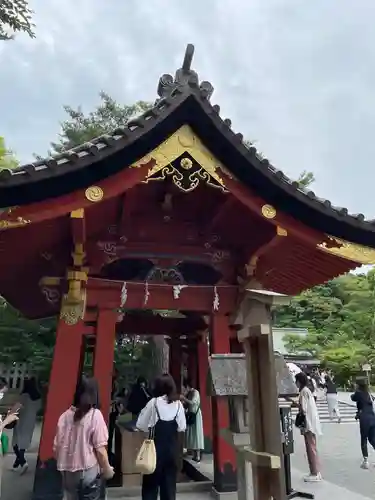 鶴岡八幡宮の手水舎