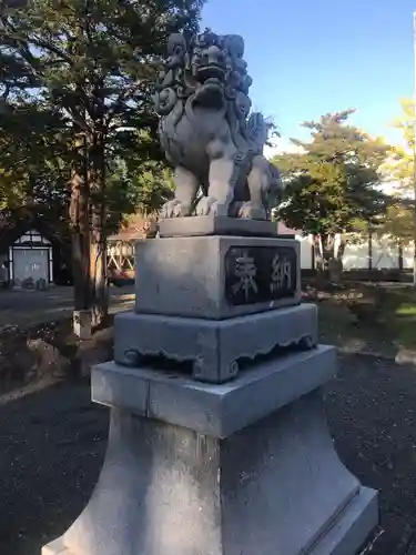 當麻神社の狛犬