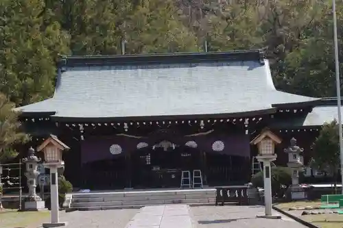 山梨縣護國神社の本殿