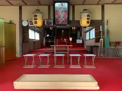 川田八幡神社の本殿・本堂