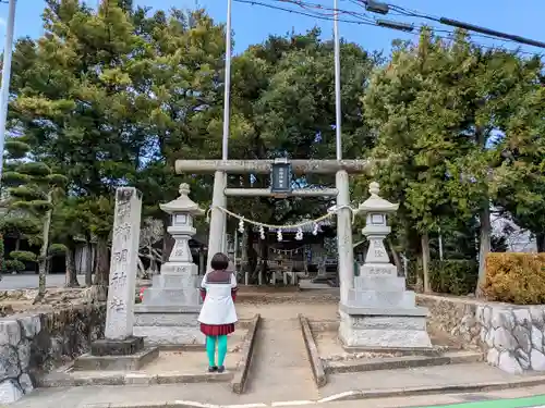 西神明神社の鳥居