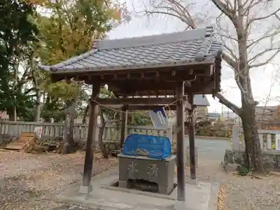 羽田上神社の手水舎