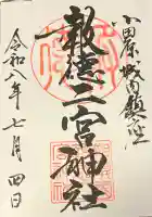 報徳二宮神社の御朱印