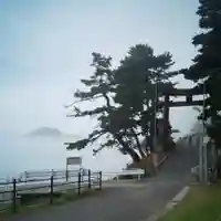金華山黄金山神社の景色