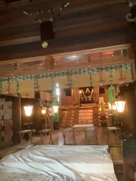 溝旗神社(肇國神社)の本殿・本堂