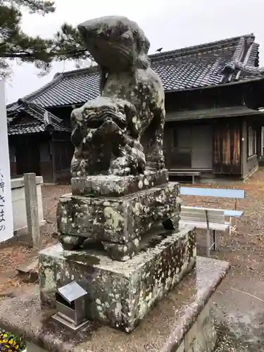 大麻比古神社の狛犬