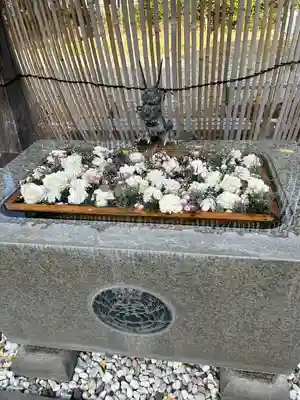 長良神社の手水舎