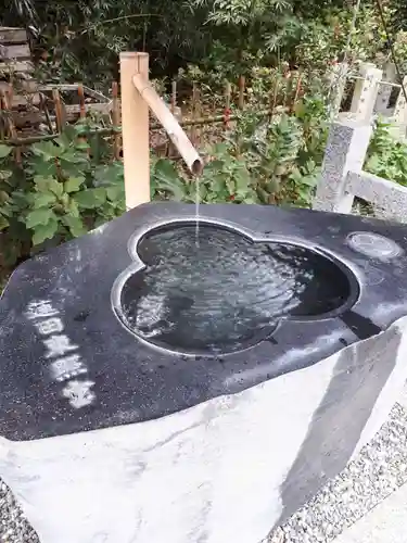 蓮田東照宮の手水