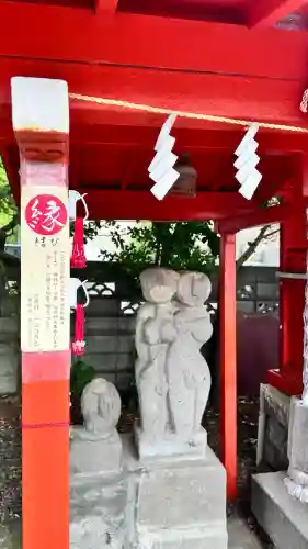 函館厳島神社の像