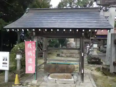 小鴨神社の手水舎