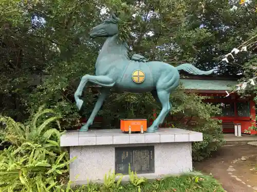 枚聞神社の狛犬