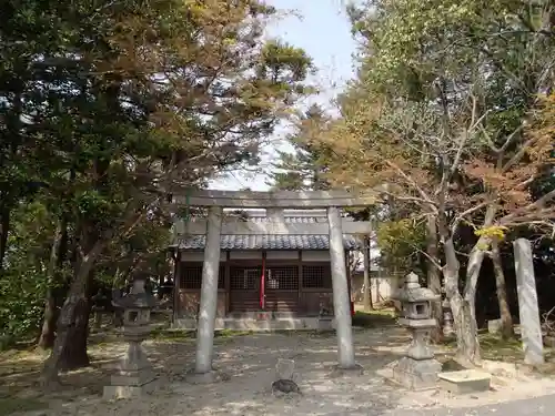 倭恩智神社の鳥居