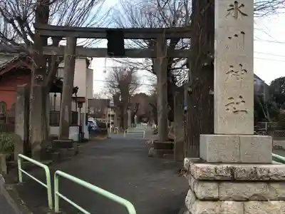 赤塚氷川神社の鳥居