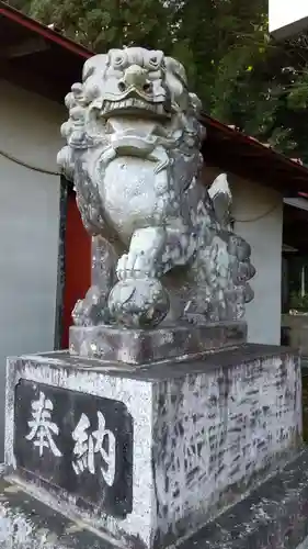 仁井田神社の狛犬