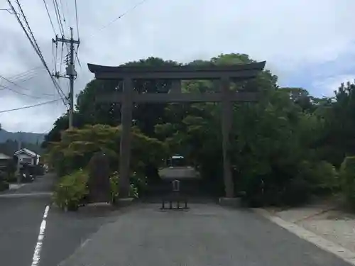 水若酢神社の鳥居