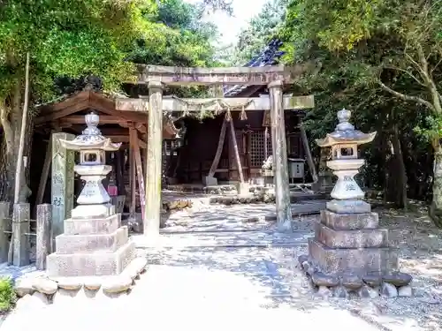 木庭八幡社の鳥居