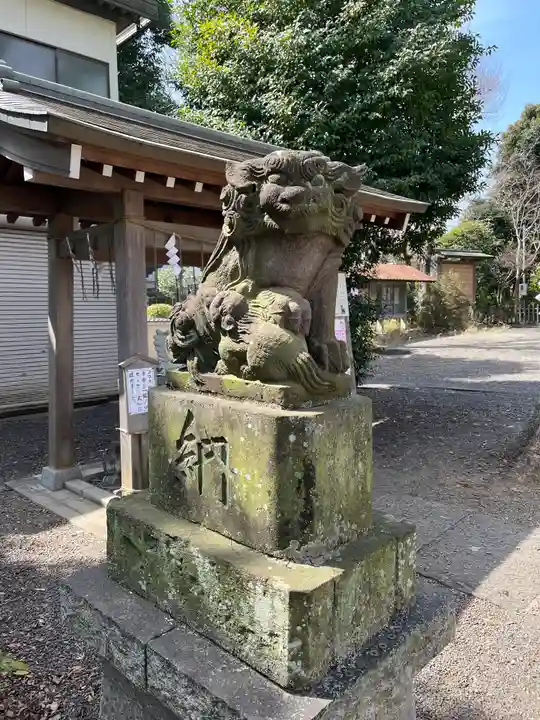 青渭神社の狛犬