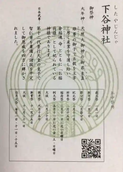 下谷神社(東京都)