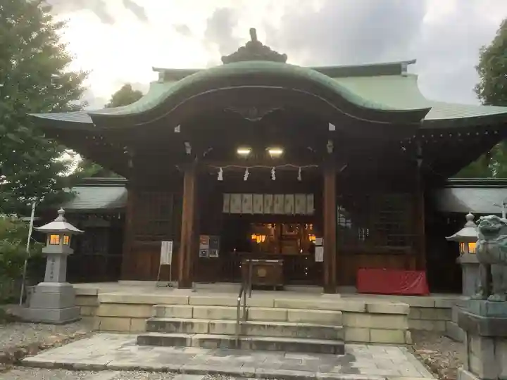 溝旗神社(肇國神社)の本殿・本堂