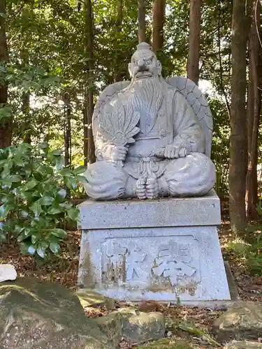 古井の天狗山の像