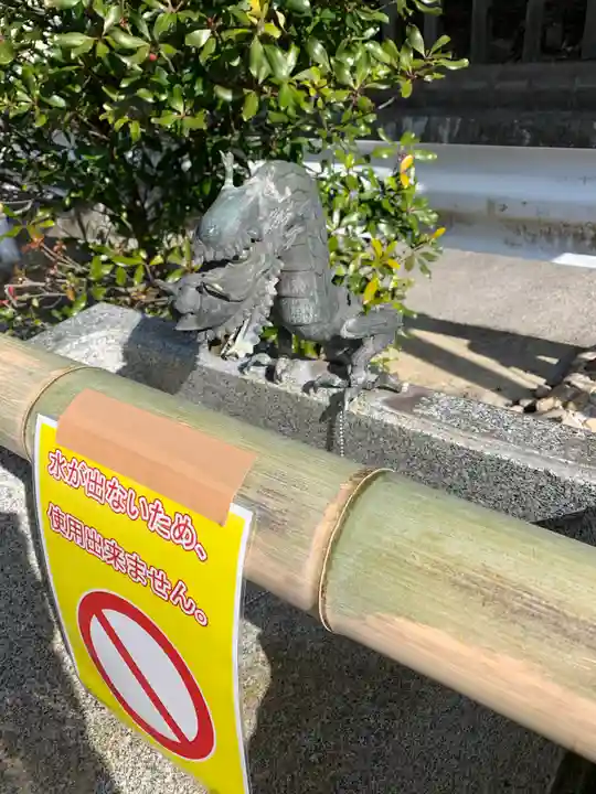 熊野神社の手水舎