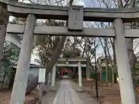 自由が丘熊野神社の鳥居