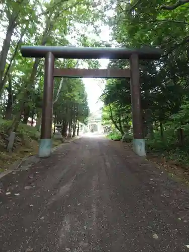 網走神社の鳥居