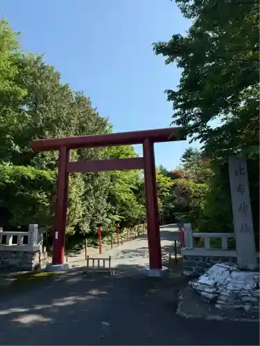 比布神社の鳥居