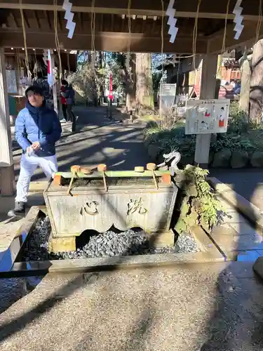 廣幡八幡宮の手水舎