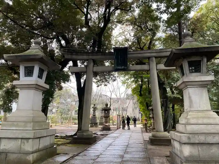 赤坂氷川神社の鳥居
