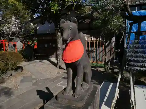 三囲神社の狛犬