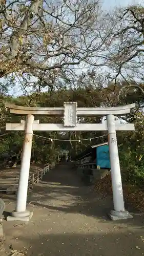 上諏訪社の鳥居